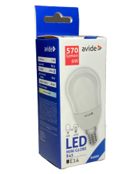 AVIDE LED 6 W E 14 6400 K 570 lumen