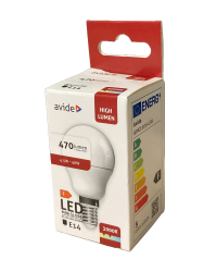 Avide LED Mini Globe G45 4,5W E14 WW 470 lm