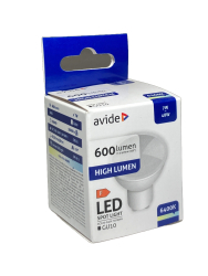 LED iarovka AVIDE Spot 7W GU10 CW 6400K 600 lumen