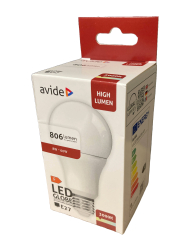 Avide LED Globe A60 8W E27 WW (806lm)