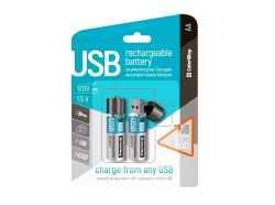 ColorWay nabjaten batrie AA USB 1200mAh 1.5V - 2ks (CW-UBAA-02)